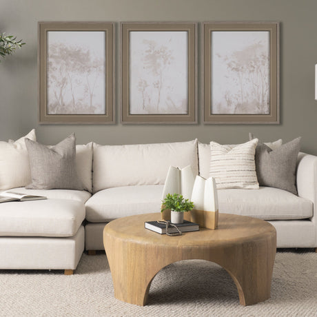 Quiet Canopy III by Mercana Studio Hand-Embellished Framed Artwork Matted under Glass by Mercana at Eve Furniture