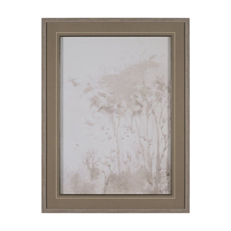 Quiet Canopy III by Mercana Studio Hand-Embellished Framed Artwork Matted under Glass by Mercana at Eve Furniture
