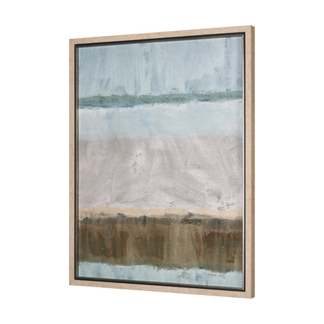Quiet Echoes - Flow by Mercana Studio a Hand Embellished Textured Framed Art Print by Mercana at Eve Furniture