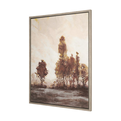 Quiet Horizon I by Mercana Studio Hand-Embellished Textured Framed Canvas Artwork by Mercana at Eve Furniture