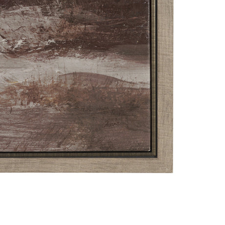 Quiet Horizon I by Mercana Studio Hand-Embellished Textured Framed Canvas Artwork by Mercana at Eve Furniture