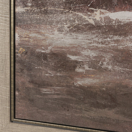 Quiet Horizon I by Mercana Studio Hand-Embellished Textured Framed Canvas Artwork by Mercana at Eve Furniture