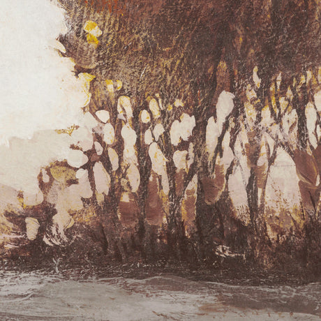Quiet Horizon I by Mercana Studio Hand-Embellished Textured Framed Canvas Artwork by Mercana at Eve Furniture