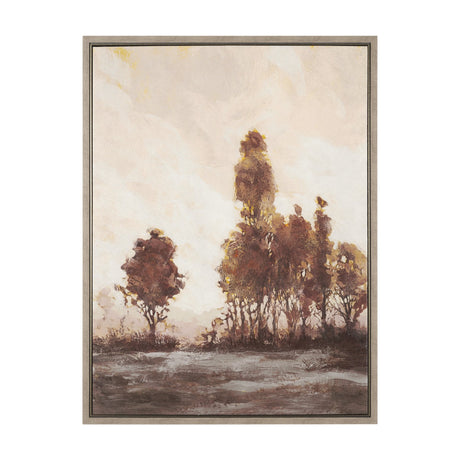 Quiet Horizon I by Mercana Studio Hand-Embellished Textured Framed Canvas Artwork by Mercana at Eve Furniture