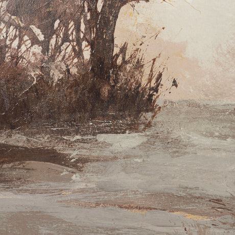 Quiet Horizon II by Mercana Studio Hand-Embellished Textured Framed Canvas Artwork by Mercana at Eve Furniture