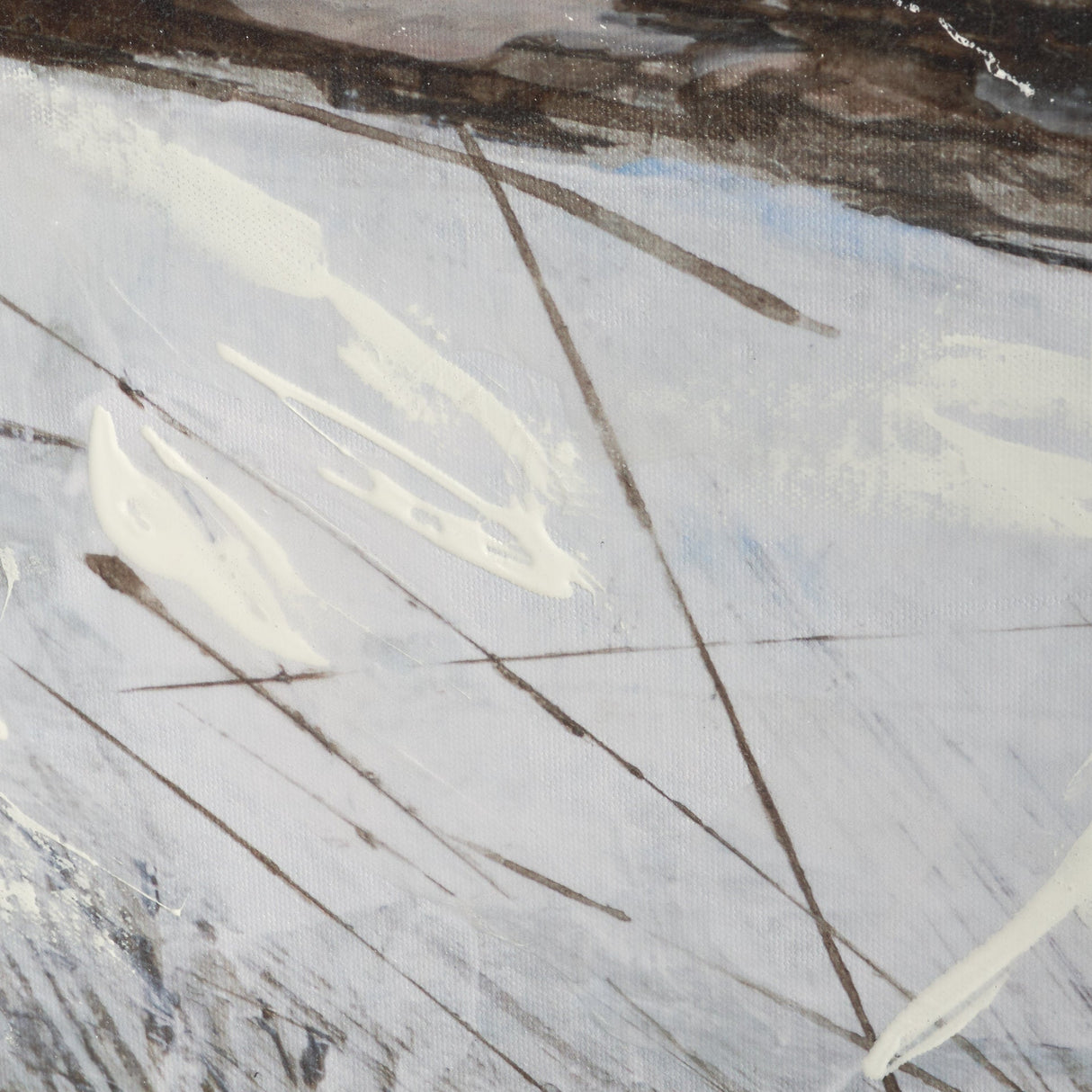 Quiet Horizons I by Mercana Studio Hand-Embellished Textured Framed Canvas Artwork by Mercana at Eve Furniture