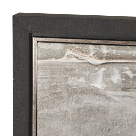 Quiet Horizons II by Mercana Studio Hand-Embellished Textured Framed Canvas Artwork by Mercana at Eve Furniture
