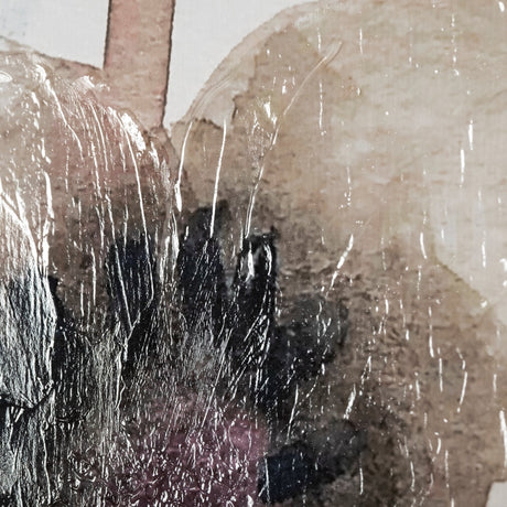 Quiet Marvels by Maya Woods a Hand Embellished Textured Framed Art Print Matted under Glass by Mercana at Eve Furniture