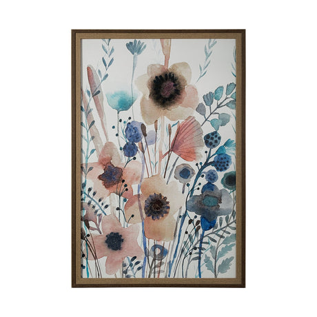 Quiet Marvels by Maya Woods a Hand Embellished Textured Framed Art Print Matted under Glass by Mercana at Eve Furniture