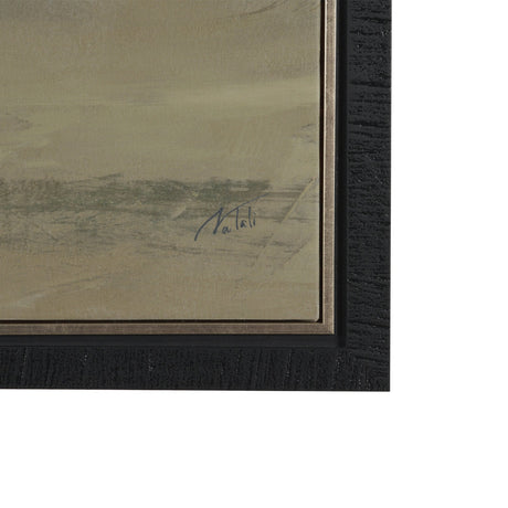 Quiet Presence II by Mercana Studio Hand-Embellished Textured Framed Canvas Artwork by Mercana at Eve Furniture