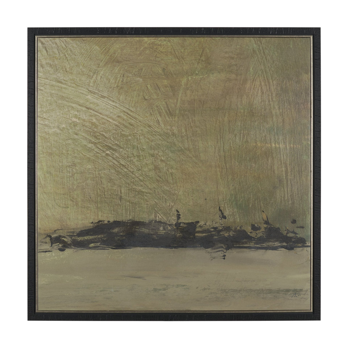 Quiet Presence II by Mercana Studio Hand-Embellished Textured Framed Canvas Artwork by Mercana at Eve Furniture