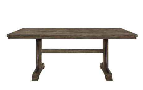 Quincy Grayish Brown Dining Table by Crown Mark at Eve Furniture