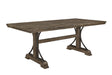 Quincy Grayish Brown Dining Table by Crown Mark at Eve Furniture
