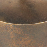 Quincy Large Gold Metal Decorative Bell Object by Mercana at Eve Furniture
