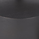 Quincy Large Matte Black Metal Decorative Bell Object by Mercana at Eve Furniture