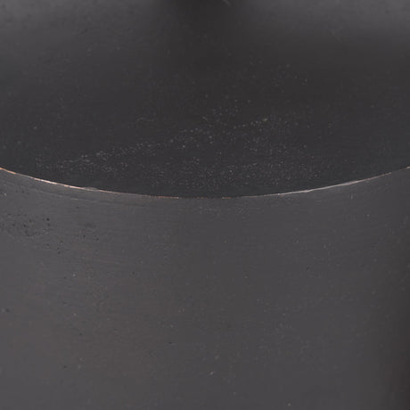 Quincy Large Matte Black Metal Decorative Bell Object by Mercana at Eve Furniture