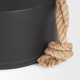 Quincy Large Matte Black Metal Decorative Bell Object by Mercana at Eve Furniture