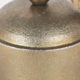Quincy Medium Gold Metal Decorative Bell Object by Mercana at Eve Furniture