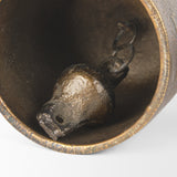 Quincy Small Gold Metal Decorative Bell Object by Mercana at Eve Furniture