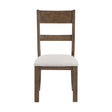 Quinn Light Brown Dining Side Chair, Set of 2 by Homelegance at Eve Furniture