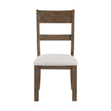 Quinn Light Brown Dining Side Chair, Set of 2 by Homelegance at Eve Furniture