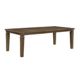 Quinn Light Brown Extendable Dining Table by Homelegance at Eve Furniture