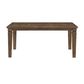 Quinn Light Brown Extendable Dining Table by Homelegance at Eve Furniture