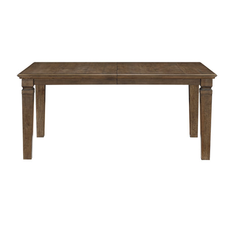 Quinn Light Brown Extendable Dining Table by Homelegance at Eve Furniture