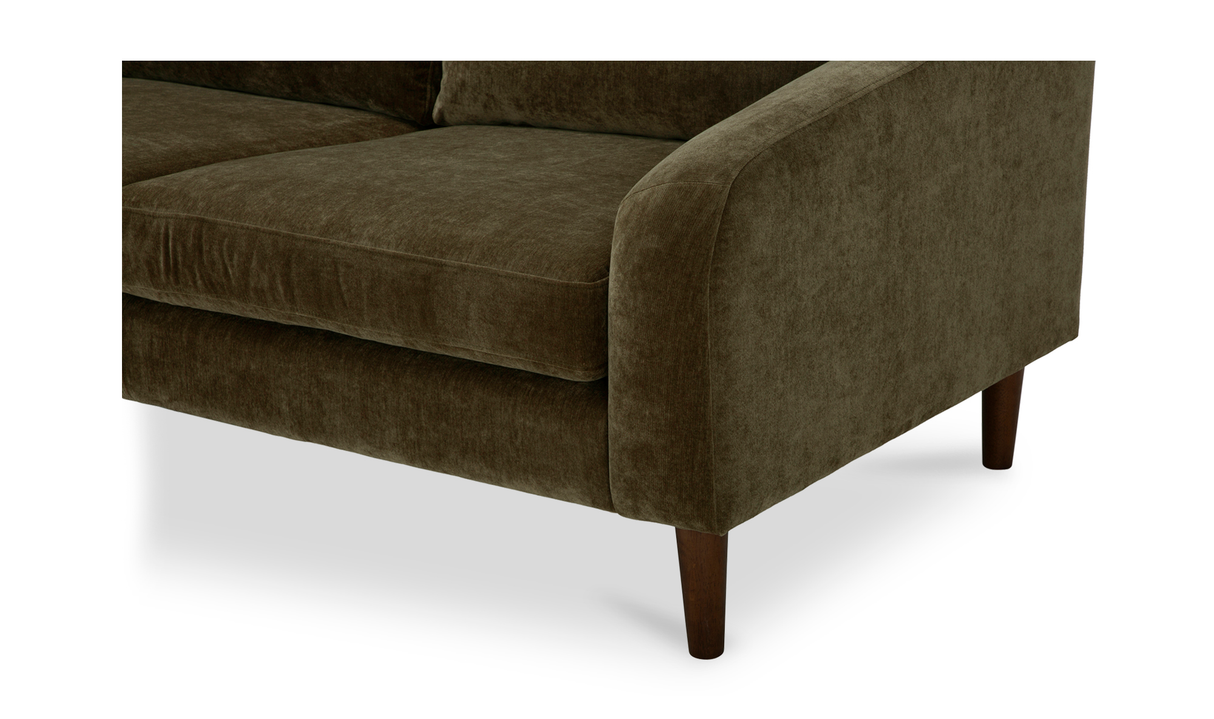 Quinn Sectional Cedar Green by Moe's Home at Eve Furniture