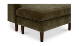 Quinn Sectional Cedar Green by Moe's Home at Eve Furniture
