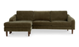 Quinn Sectional Cedar Green by Moe's Home at Eve Furniture