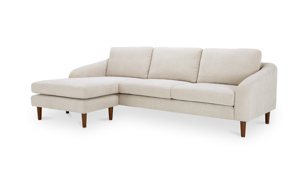 Quinn Sectional Oatmeal by Moe's Home at Eve Furniture