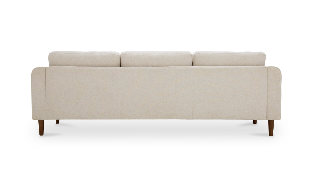 Quinn Sectional Oatmeal by Moe's Home at Eve Furniture