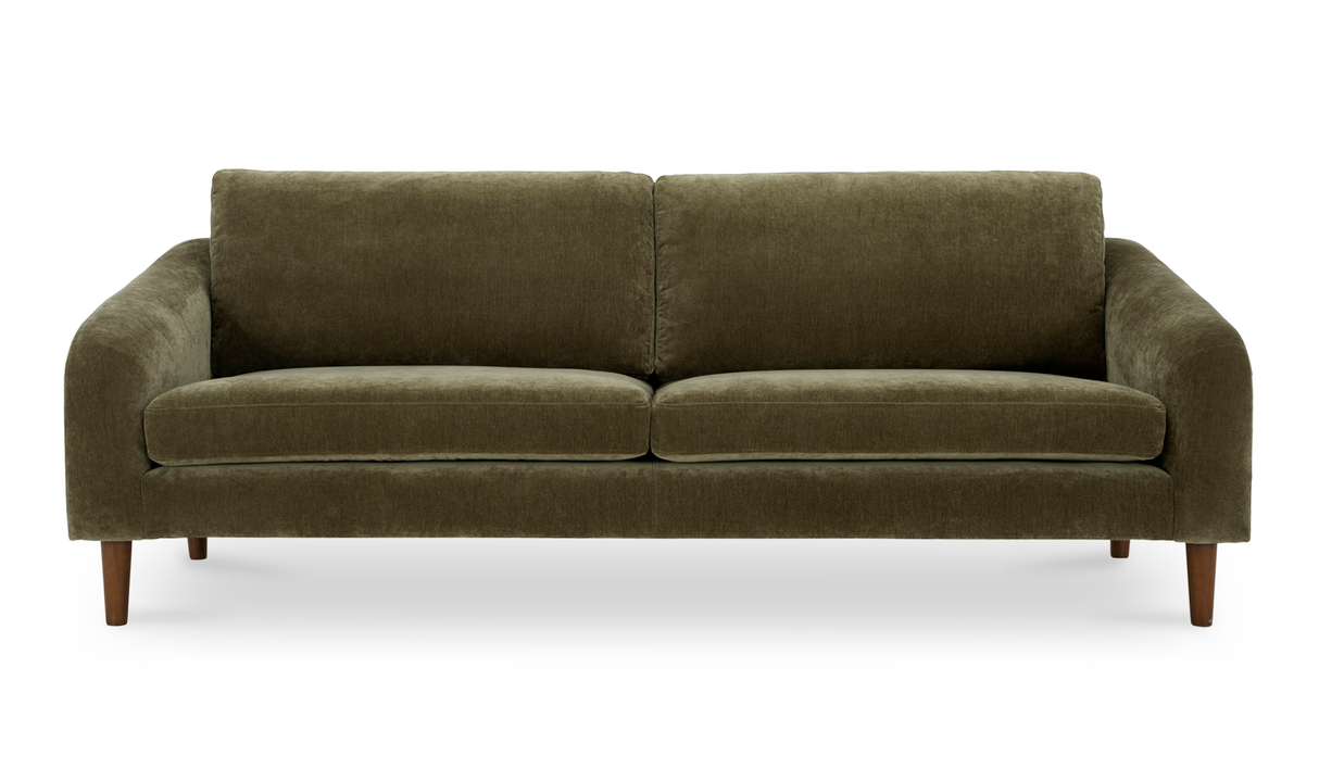 Quinn Sofa Cedar Green by Moe's Home at Eve Furniture
