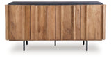 Quintavious Brown/Charcoal Accent Cabinet by ASHLEY FURNITURE at Eve Furniture