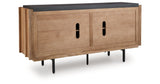 Quintavious Brown/Charcoal Accent Cabinet by ASHLEY FURNITURE at Eve Furniture