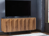 Quintavious Brown/Charcoal Accent Cabinet by ASHLEY FURNITURE at Eve Furniture