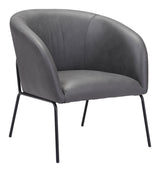 Quinten Vintage Gray Accent Chair by Zuomod at Eve Furniture