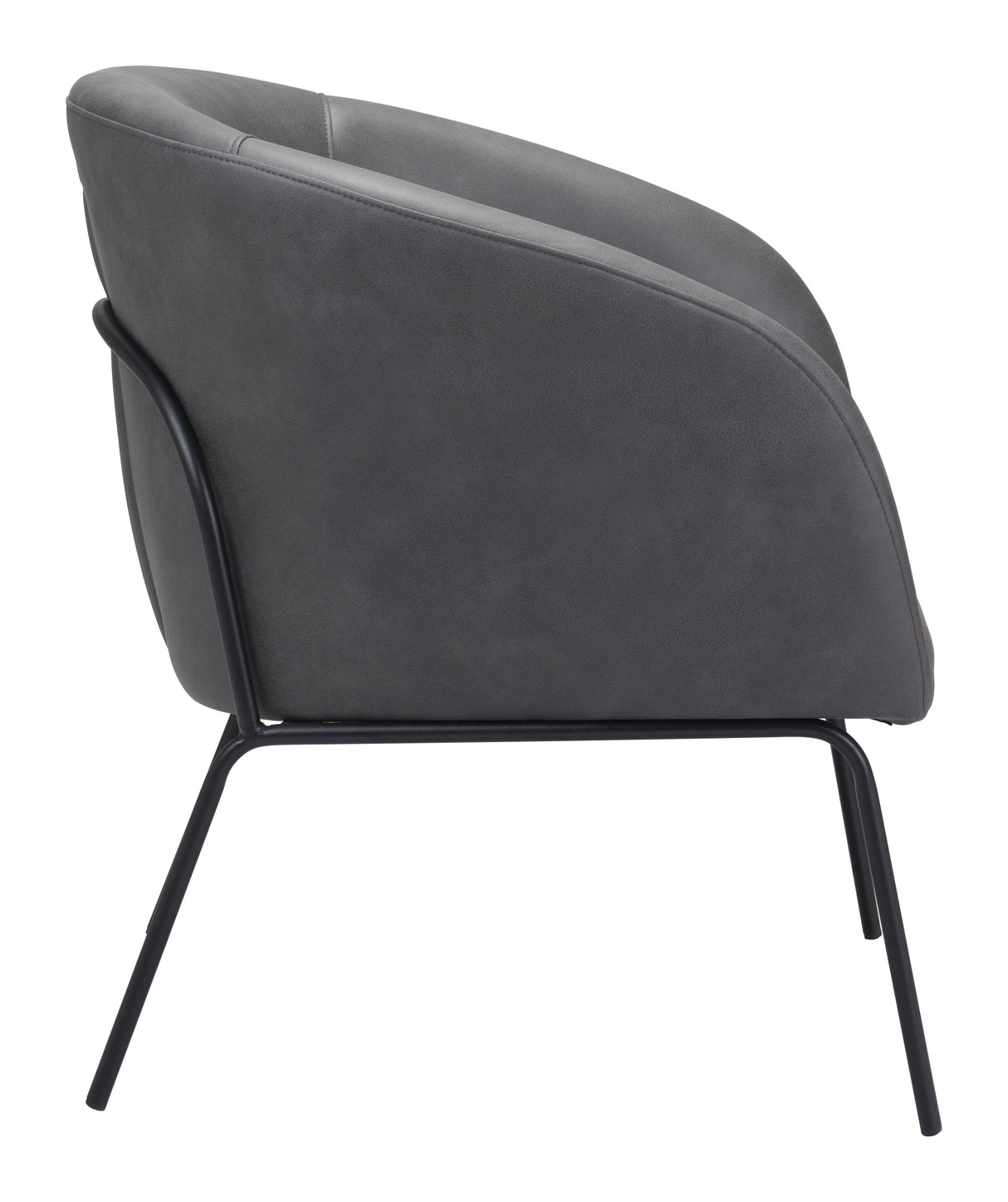 Quinten Vintage Gray Accent Chair by Zuomod at Eve Furniture