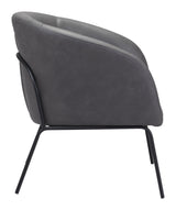 Quinten Vintage Gray Accent Chair by Zuomod at Eve Furniture