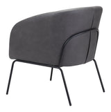 Quinten Vintage Gray Accent Chair by Zuomod at Eve Furniture