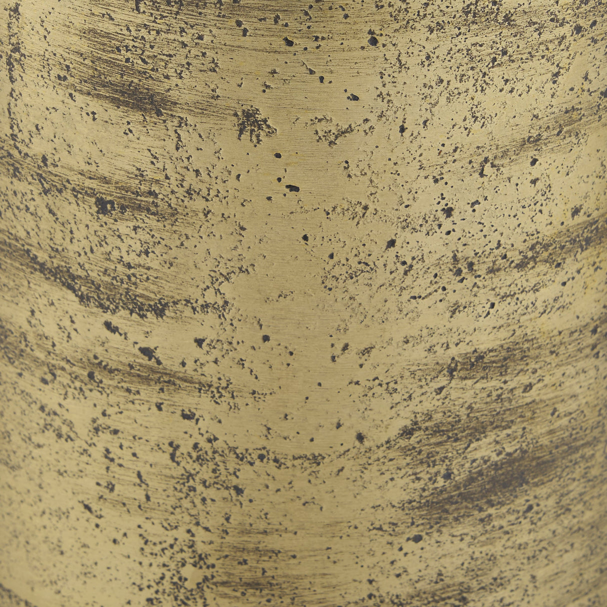 Quonset Extra Tall Brass Finished Aluminum Metal Pillar Object by Mercana at Eve Furniture