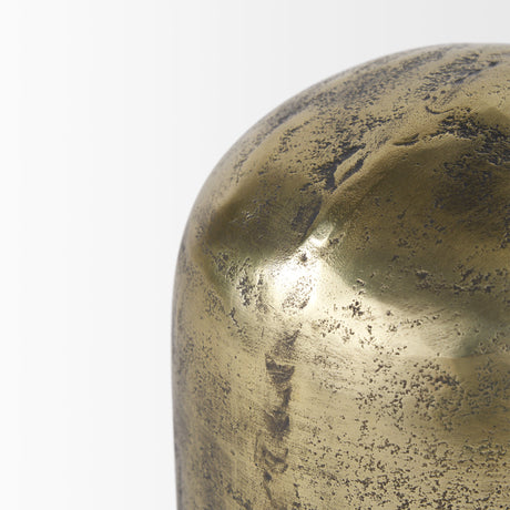 Quonset Short Brass Finished Aluminum Metal Ornament by Mercana at Eve Furniture