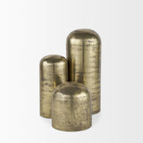 Quonset Short Brass Finished Aluminum Metal Ornament by Mercana at Eve Furniture