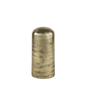 Quonset Tall Brass Finished Aluminum Metal Ornament by Mercana at Eve Furniture