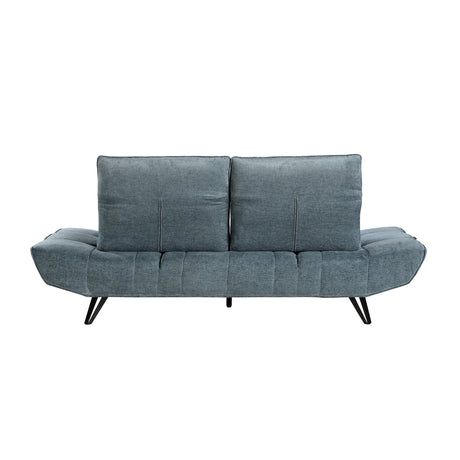 Quonsett Blue Sofa with Power Adjustable Seat by Homelegance at Eve Furniture