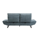 Quonsett Blue Sofa with Power Adjustable Seat by Homelegance at Eve Furniture