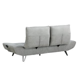 Quonsett Gray Sofa with Power Adjustable Seat by Homelegance at Eve Furniture