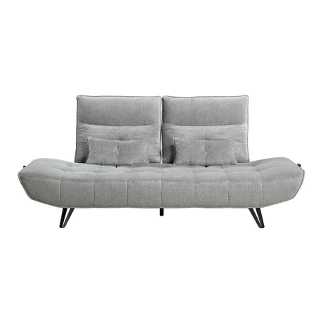 Quonsett Gray Sofa with Power Adjustable Seat by Homelegance at Eve Furniture