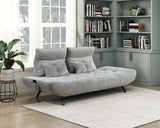 Quonsett Gray Sofa with Power Adjustable Seat by Homelegance at Eve Furniture